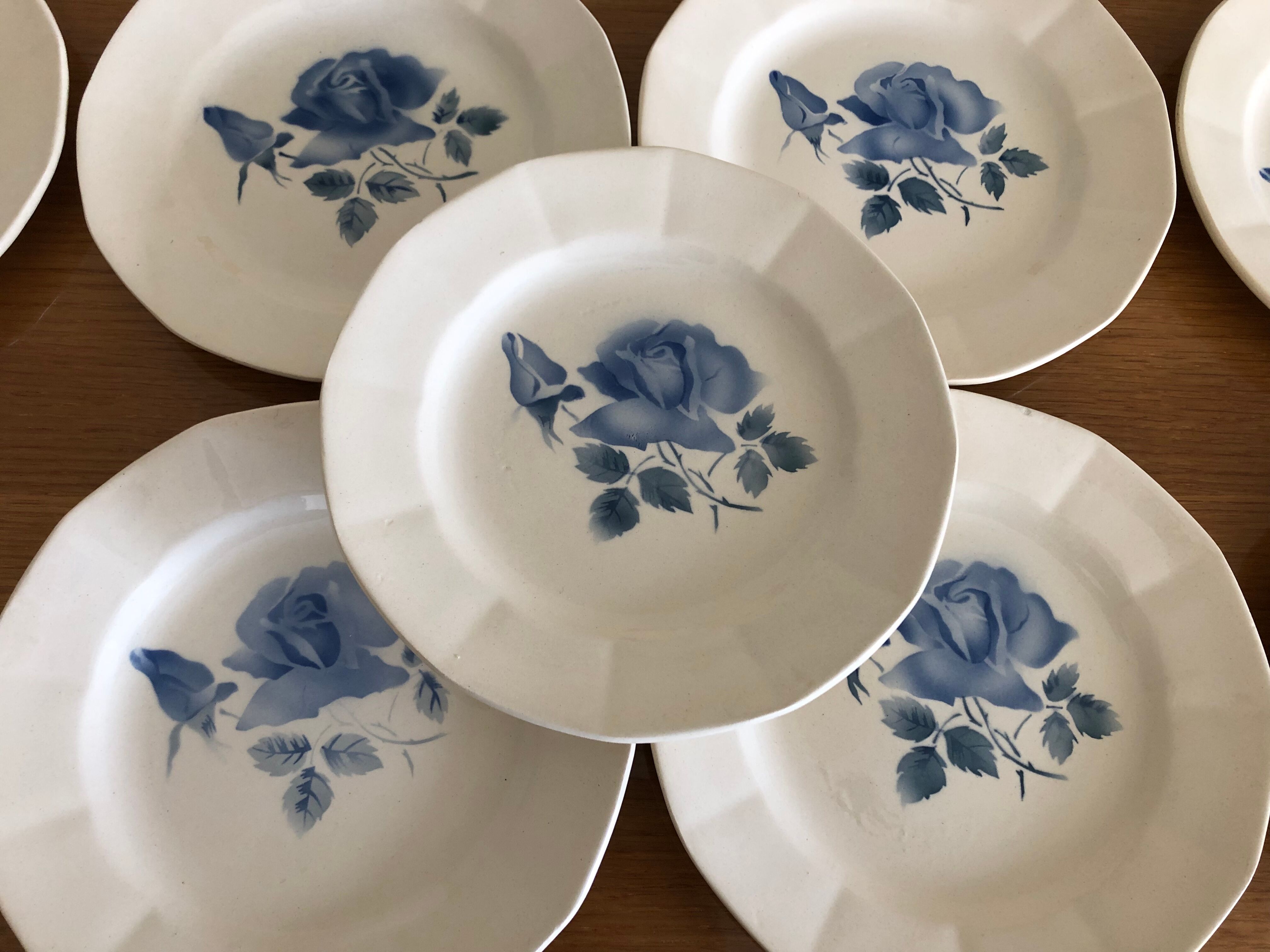 Service 8 plates dessert Digoin