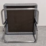 Set of 4 Space Age tubular ottoman stools, 60s-70s