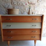Commode vintage relookée