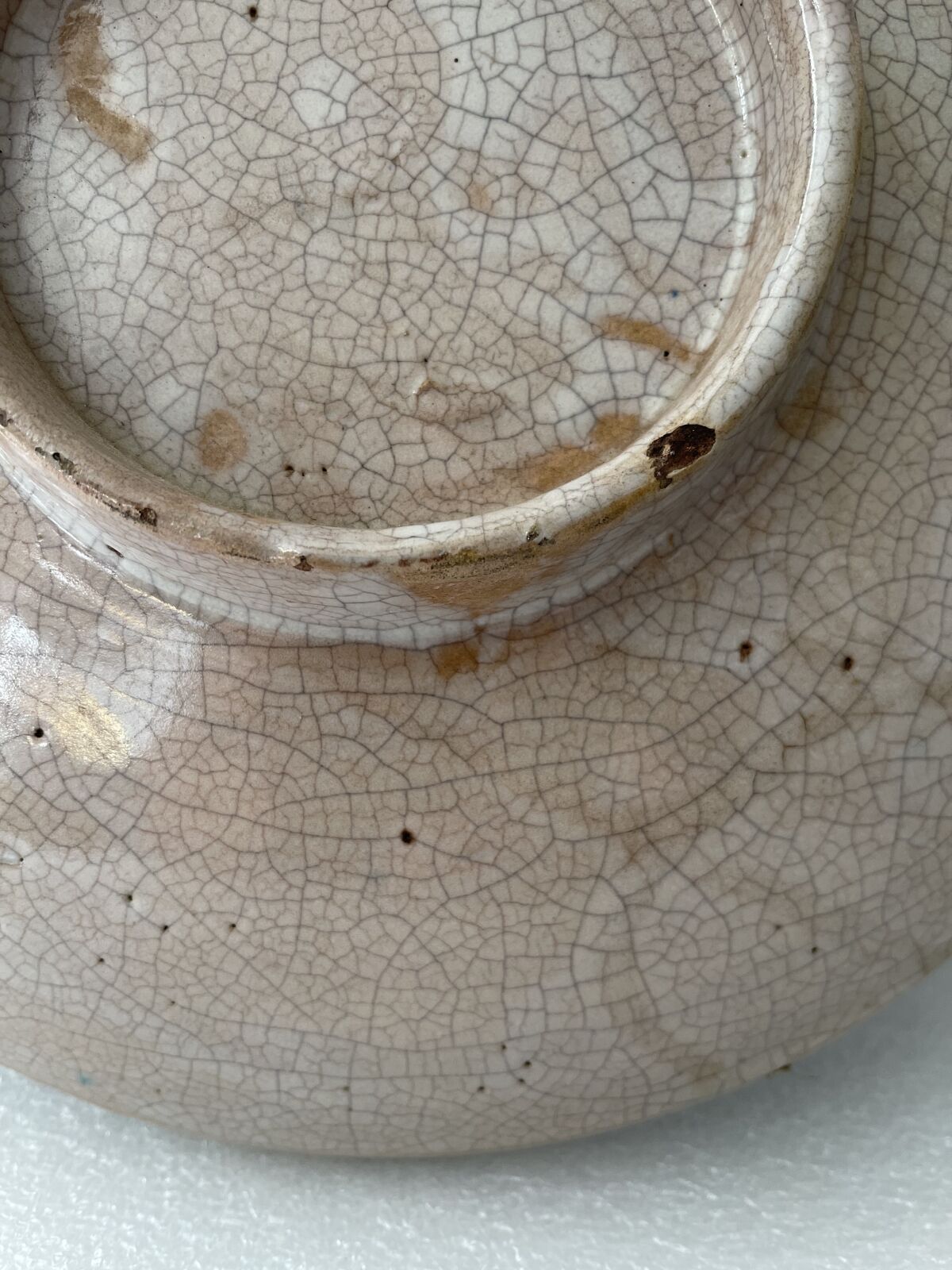 Morocco Fez flat polychrome cracked said Caravelle flamboyant eighteenth diameter 34 cm