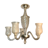 Lustre en verre de Murano circa 1950