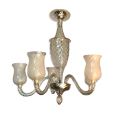 Circa 1950 Murano glass chandelier