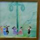 Olle Lindgren ( 1930-2018), Swedish Expressionist Painting, Oil on Canvas, 1976, Framed