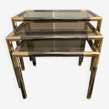 Set of 3 80s nesting tables