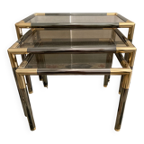 Set of 3 80s nesting tables