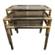 Set of 3 80s nesting tables