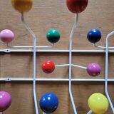 Multicoloured wall coat rack Hang it all Eames