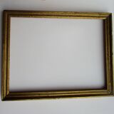 Old gilded wood frame -Foliage 127 x 166 mm