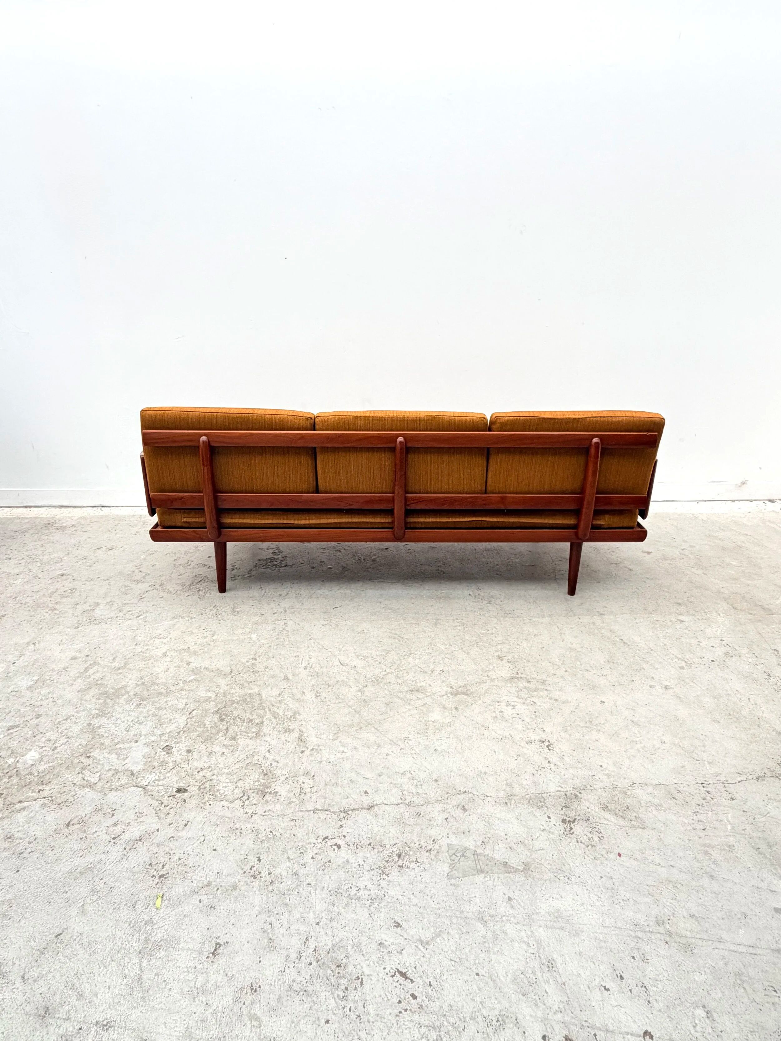 Three-seater sofa by Tove & Edvard Kindt-Larsen for Gustav Bahus in teak, Norway 1960.