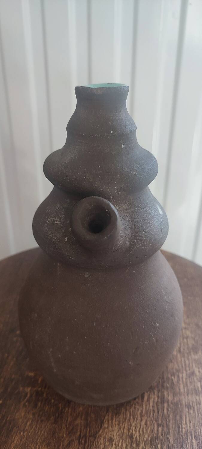 Pichet , cruche en grès signée CK céramique vintage 1960-1970