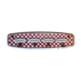 Vintage patère in enamelled sheet metal