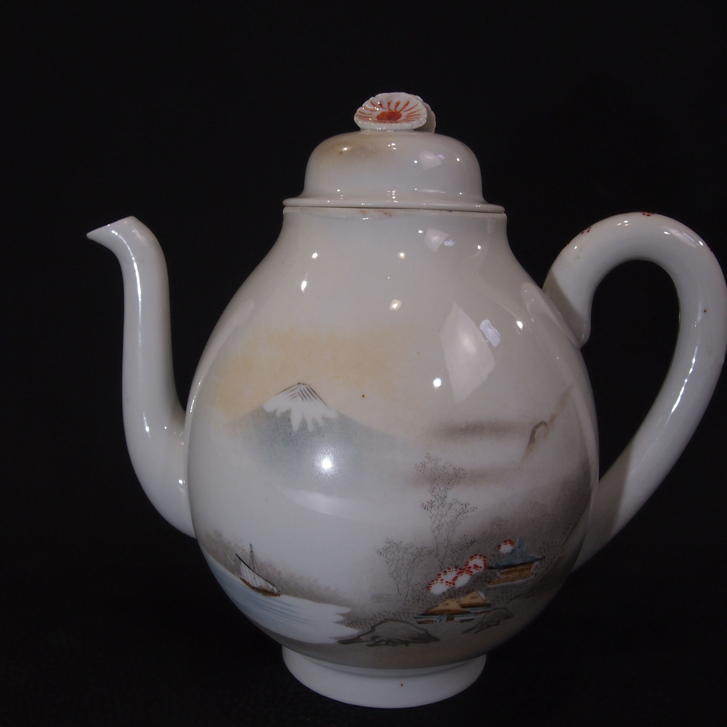 Porcelain teapot