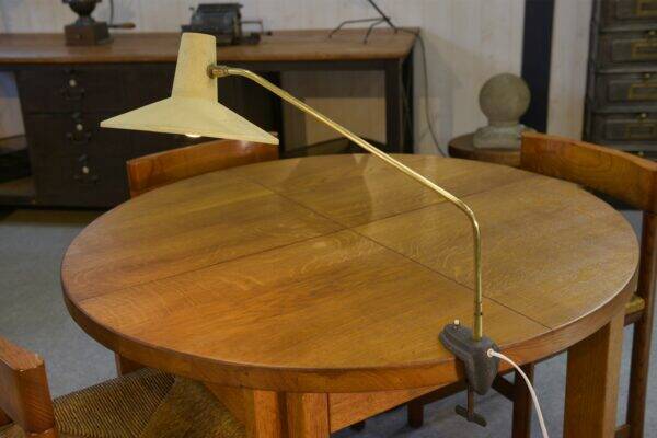 Desk lamp with vice clamp, German origin, 1960s