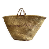 Vintage straw basket