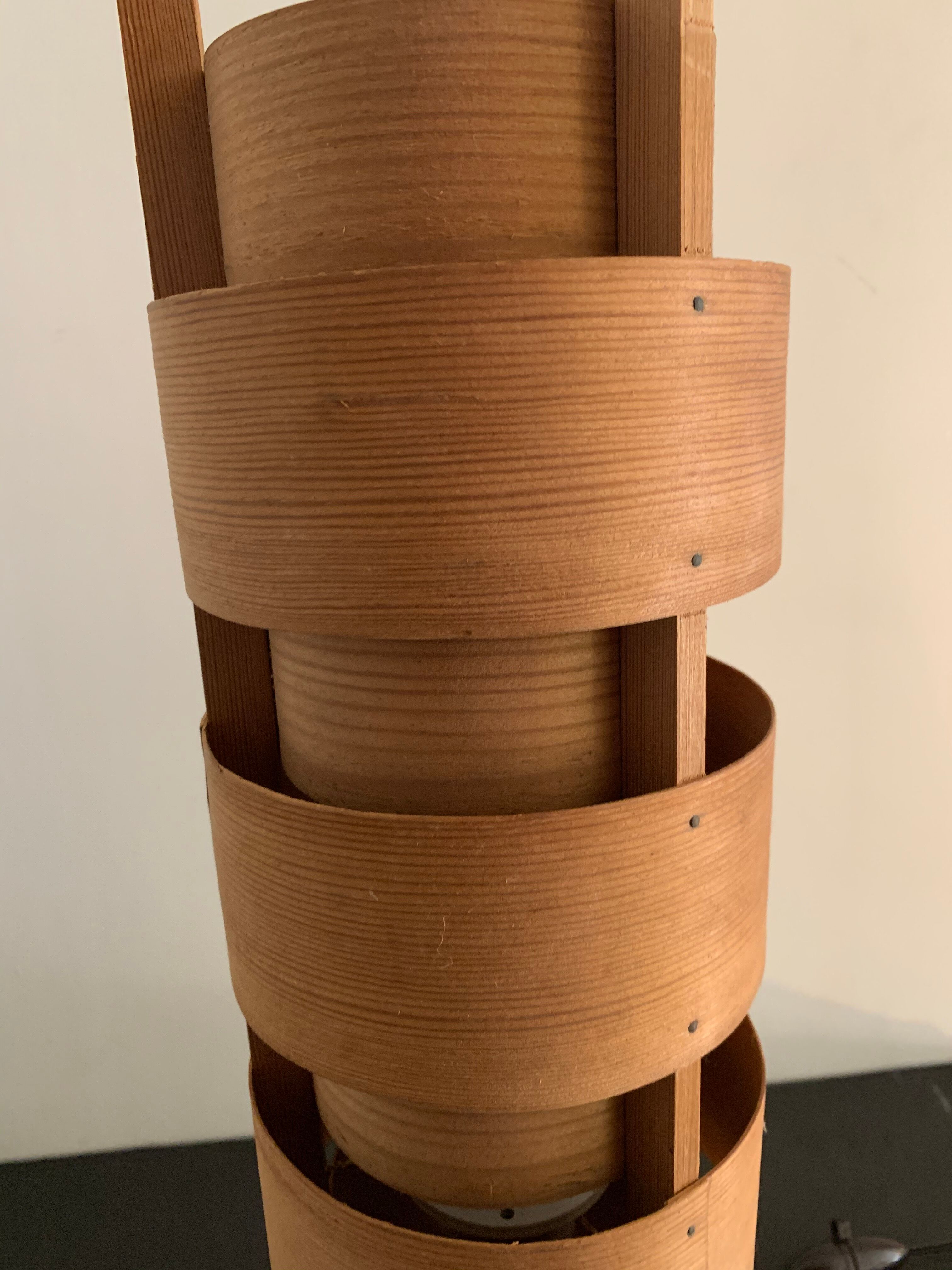 Scandinavian tripod hans-Agne Jakobsson tripod lamp for Ellysett Markaryd 1960