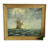 Oil on canvas marine — signed Stockfisch 87