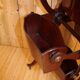 Mahogany Side Table, English, Magazine Holder