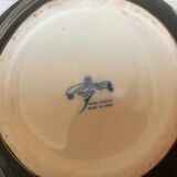 Pair of matte and glazed ceramic vases