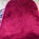 Set of 4 Contemporary Design Chairs in Burgundy/Dark Red Velvet