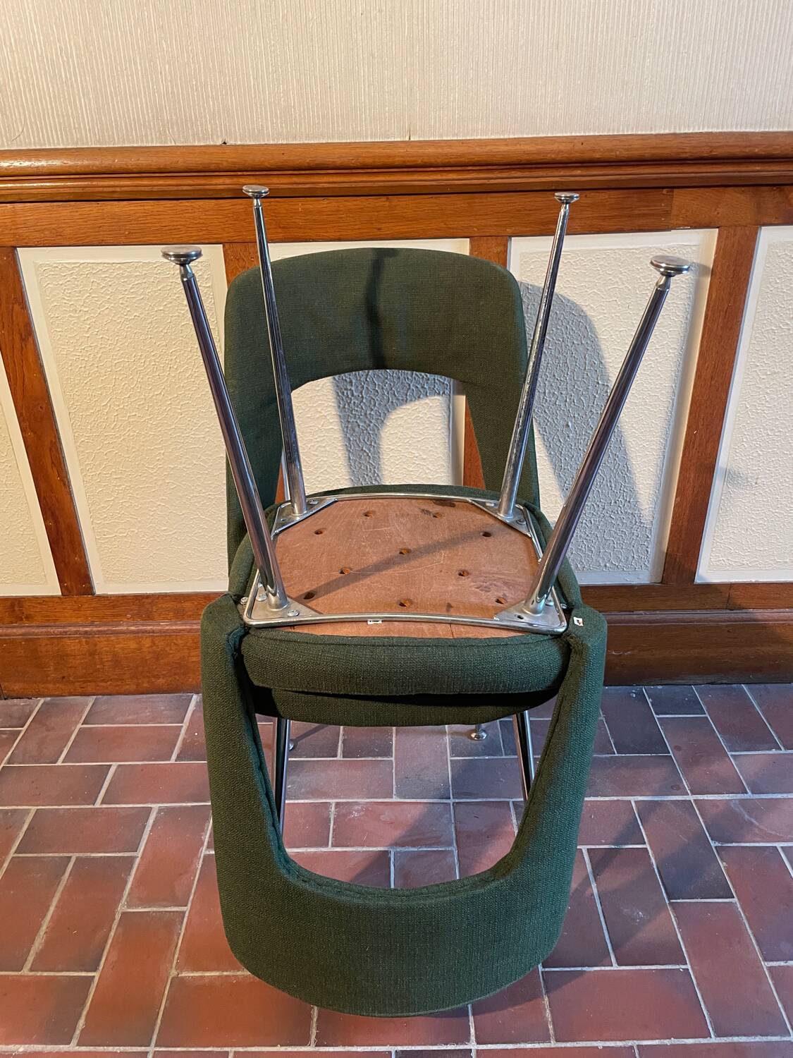 2 chaises de conférence vintage