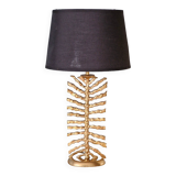 Gilded bronze lamp Stéphane Galerneau