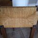 Set of 5 straw chairs