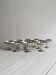 10 coupelles sur pied en inox style Letang Remy