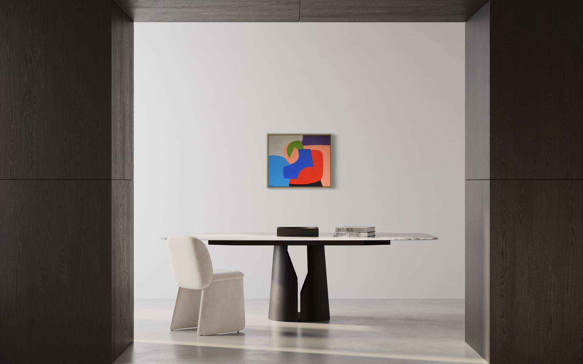 Modern colorful abstract painting