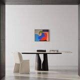 Modern colorful abstract painting