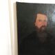 Portrait huile XIX