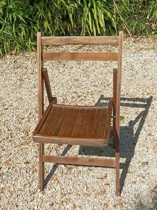 Folding chair solid wood