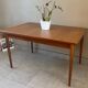 Vintage teak table with extensions