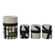 Set of 4 Mondrian design mugs