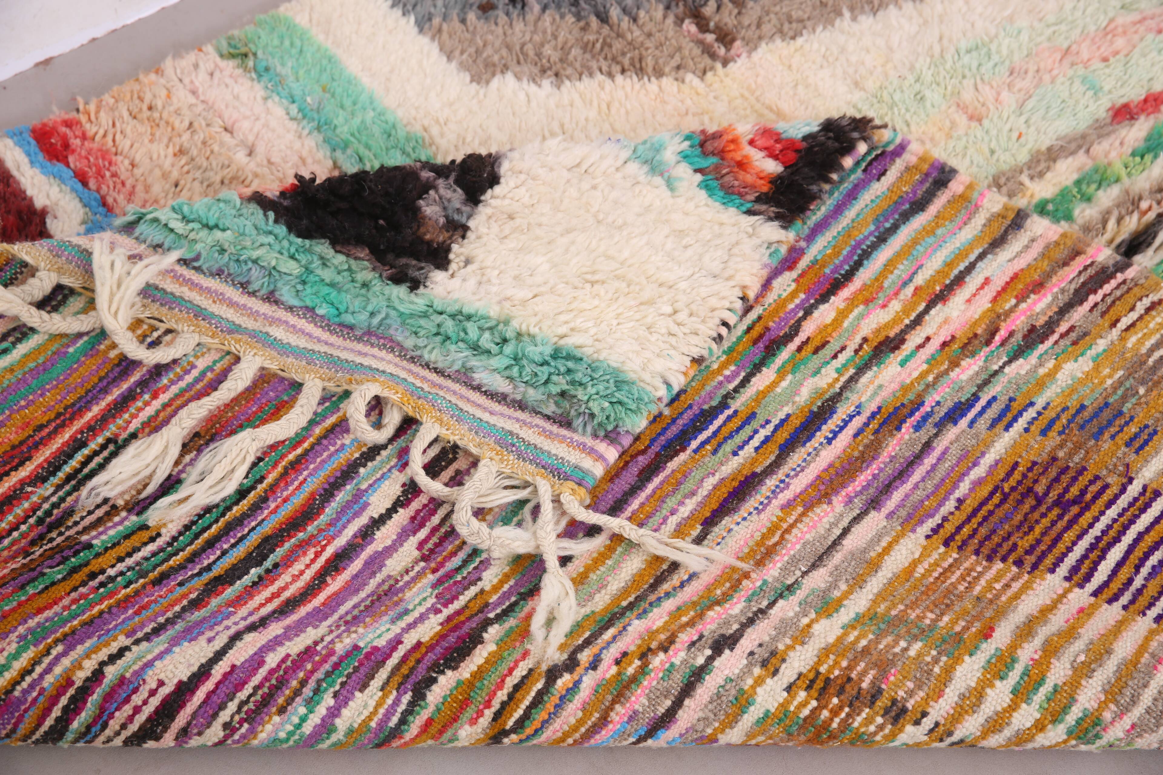 Colorful Boujaad Rug 156 x 259 cm - Berber Wool Rug - Moroccan Rug Handmade