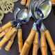 Bamboo tableware set