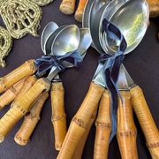 Bamboo tableware set