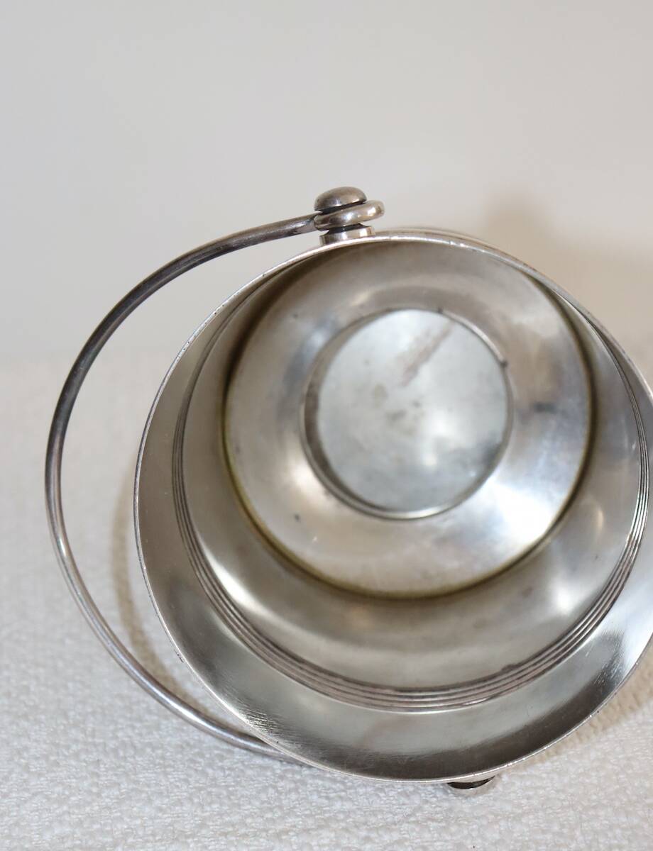 Christofle ice bucket in silver-plated metal, Biarritz model