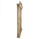 Antique Indian double-leaf door in carved solid wood
