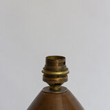 Glazed ceramic pear lamp base, 1960s