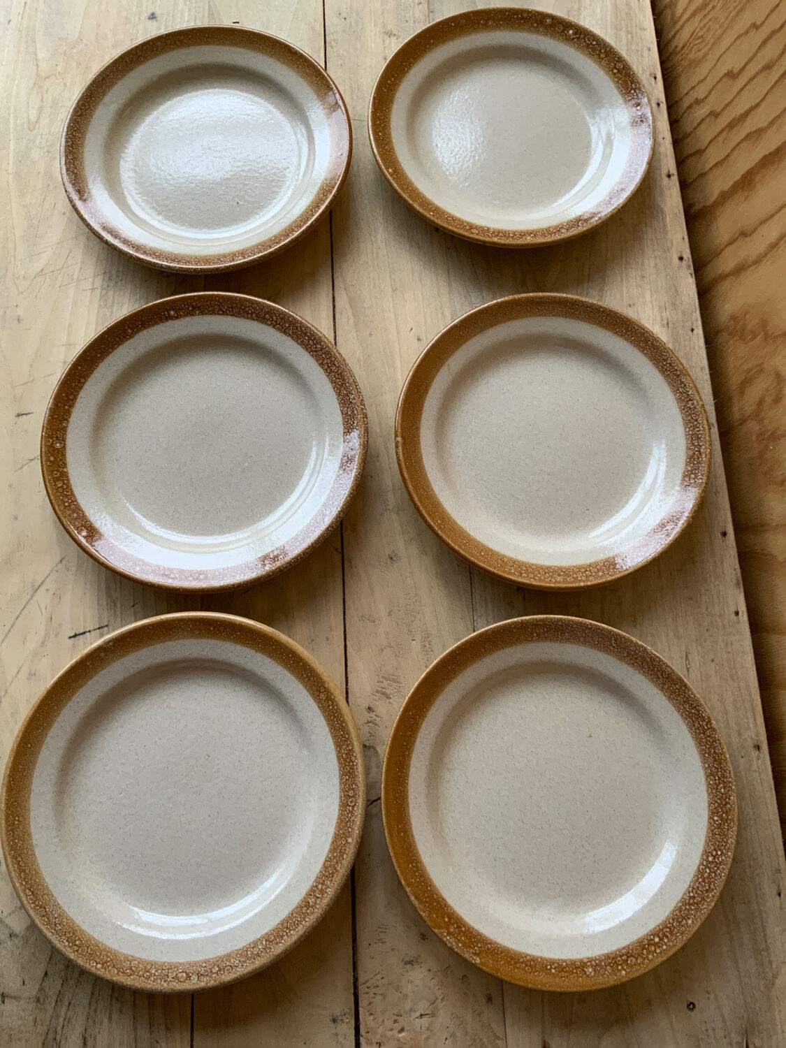 Selency stoneware plates x Monoprix Croisé Laroche