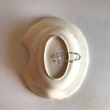 Plat à barbe en faïence de moustiers