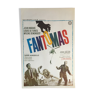 Belgian poster "Fantomas" Jean Marais Louis de Funes Mylène Demongeot