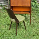 Petit secrétaire à abattant et sa chaise