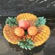 Ceramic Fruit Bowl by Vallauris Vintage 1950s