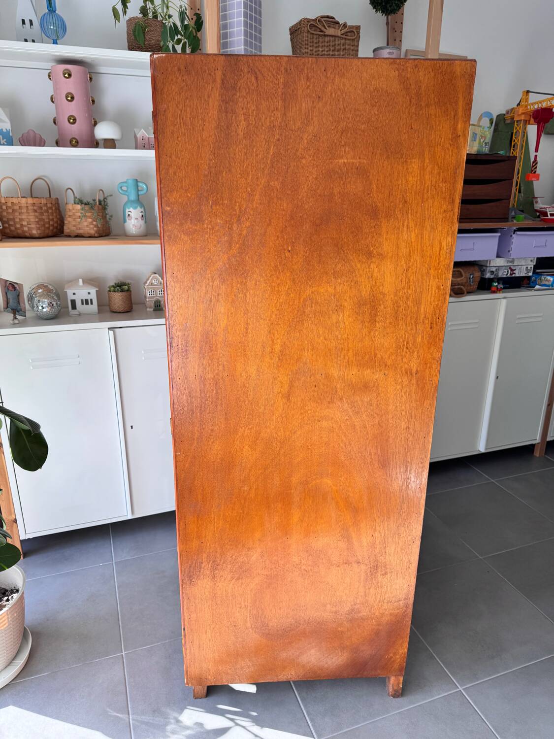 Vintage old pantry cupboard - jam cupboard - bonnetière - furniture