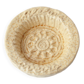 1970s Beige Textured Ceramic Ashtray from Aleluia