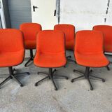 Series of six Comforto edition chairs circa 1980