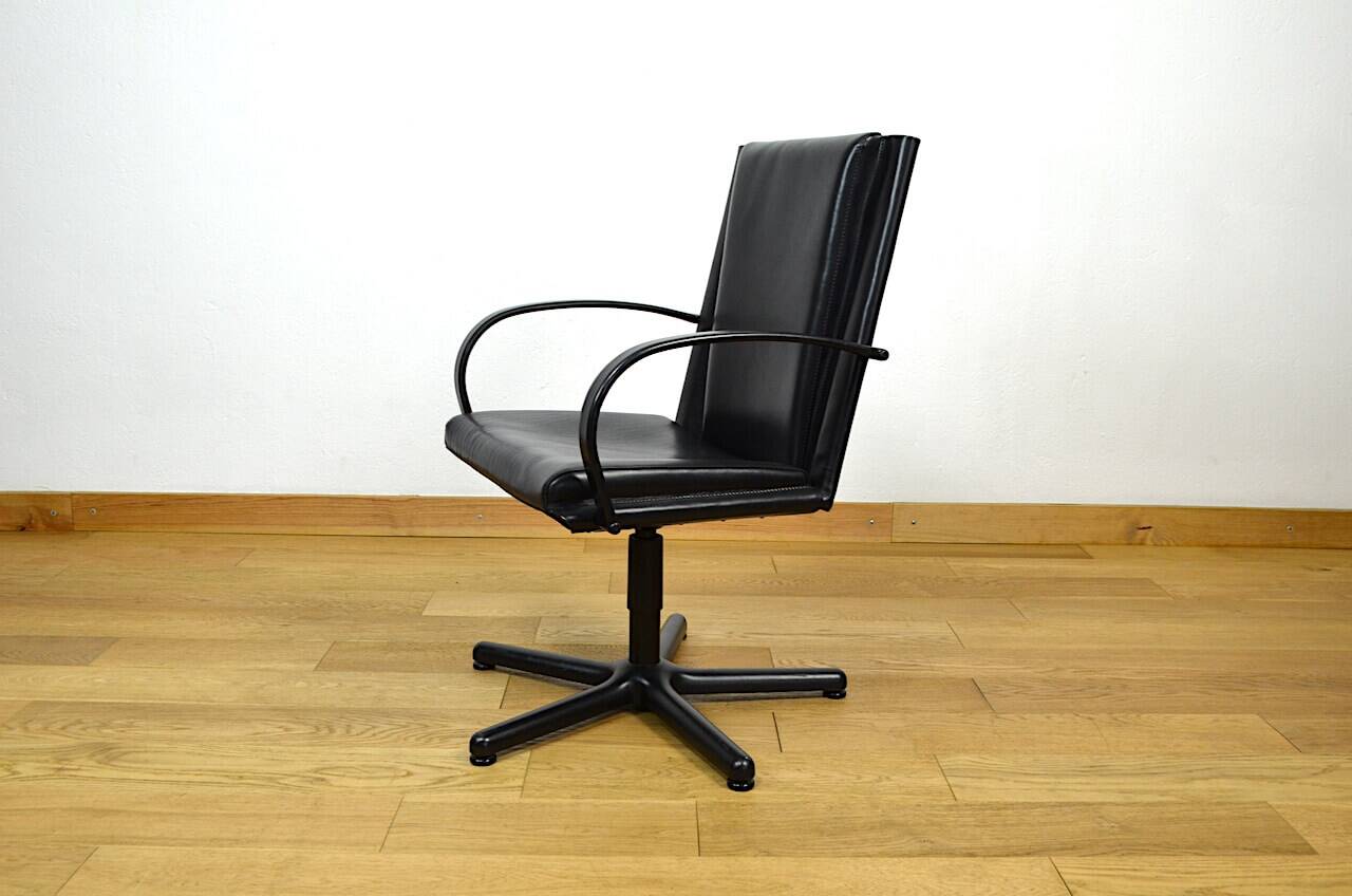 Leather Office Chair by Matteo Grassi, Italy