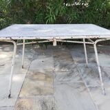 Rectangular garden table