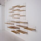 Modular wall shelf String.